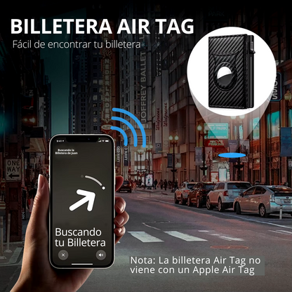 Billetera Air Tag con Protección RFDI