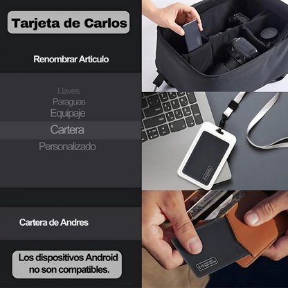 Tarjeta Rastreadora para Cartera